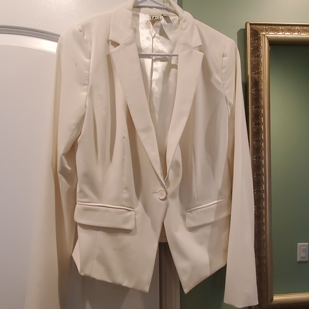 Off white blazer jacket